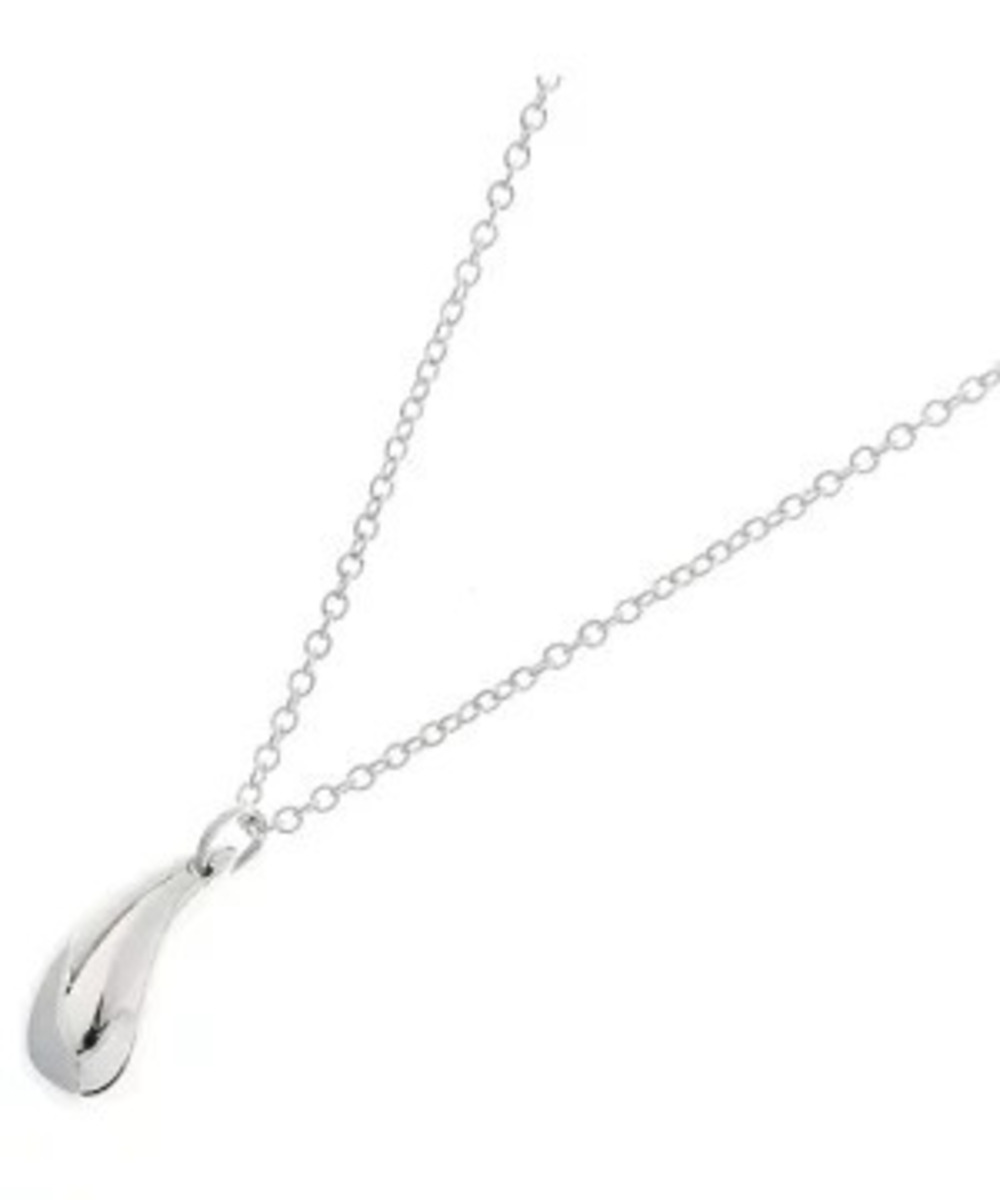 Tiffany Co Elsa Peretti Pendant Necklace Sterling Silver